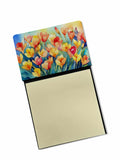 Freesias in Watercolor Watercolor Sticky Note Holder Refillable Dispenser Desk Accessory 3x3 Pad Gift