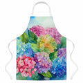 Hydrangeas in Watercolor Apron Cooking Kitchen Server Baking Crafts Gardening for Adult Women Men, Unisex, Large, Multicolor