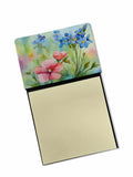 Alaska Forget-me-nots in Watercolor Watercolor Sticky Note Holder Refillable Dispenser Desk Accessory 3x3 Pad Gift