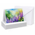 Idaho Syringa in Watercolor Greeting Cards Pack of 8 Blank Cards with Envelopes Whimsical A7 Size 5x7