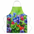 Illinois Violet in Watercolor Apron Cooking Kitchen Server Baking Crafts Gardening for Adult Women Men, Unisex, Large, Multicolor