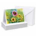 Kentucky Goldenrod in Watercolor Greeting Cards Pack of 8 Blank Cards with Envelopes Whimsical A7 Size 5x7
