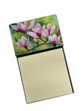 Mississippi Magnolia in Watercolor Watercolor Sticky Note Holder Refillable Dispenser Desk Accessory 3x3 Pad Gift