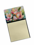 Mississippi Magnolia in Watercolor Watercolor Sticky Note Holder Refillable Dispenser Desk Accessory 3x3 Pad Gift