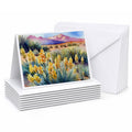New Mexico Yucca Flower in Watercolor Greeting Cards Pack of 8 Blank Cards with Envelopes Whimsical A7 Size 5x7