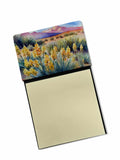 New Mexico Yucca Flower in Watercolor Watercolor Sticky Note Holder Refillable Dispenser Desk Accessory 3x3 Pad Gift