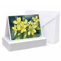South Carolina Yellow Jessamine in Watercolor Greeting Cards Pack of 8 Blank Cards with Envelopes Whimsical A7 Size 5x7