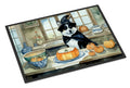 Akita Fall Kitchen Pumpkins Doormat Indoor Outdoor 24H X 36W Front Door Mat Rugs for Entryway, Non Slip Washable Low Pile,