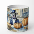 Pit Bull Terrier Fall Kitchen Pumpkins Decorative Soy Candle Nature Soy Wax Essential Oil Home Decor Ideal for Bedroom Kitchen Bath Office Gift, 10 oz