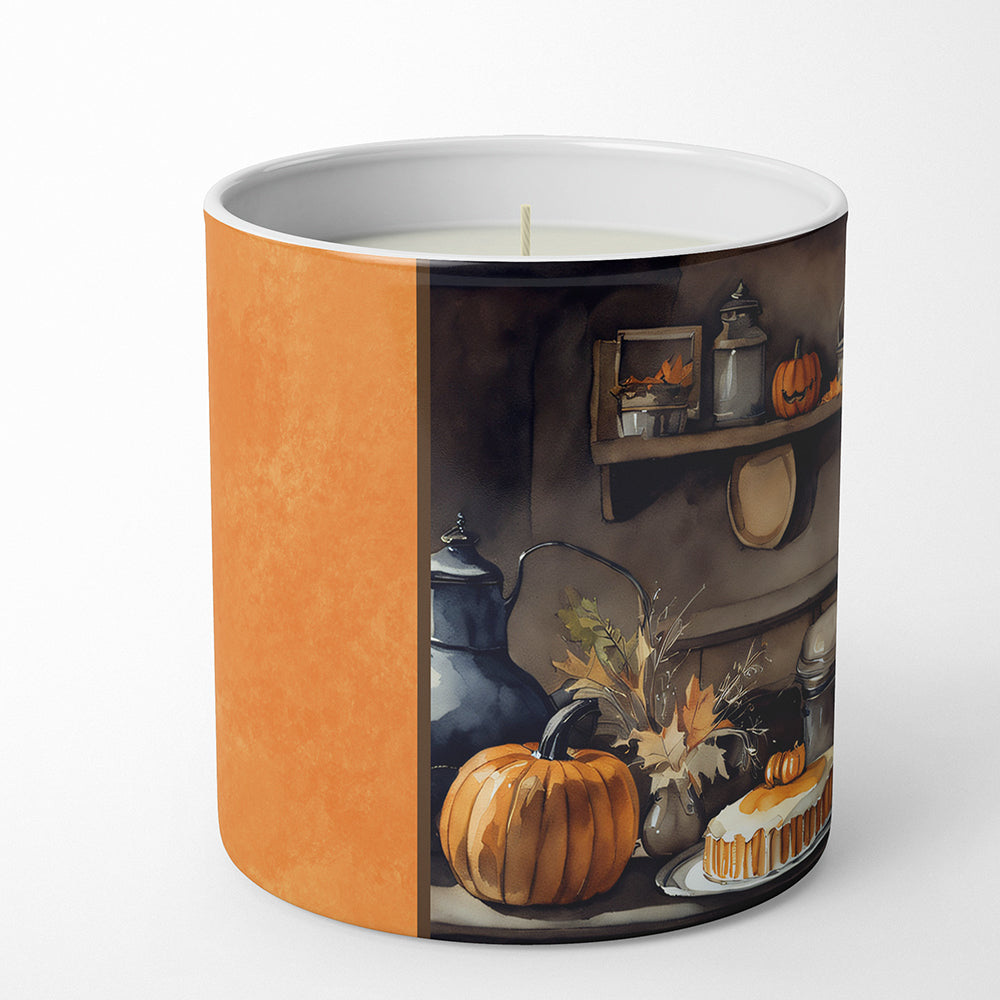 Australian Shepherd Fall Kitchen Pumpkins Decorative Soy Candle Nature Soy Wax Essential Oil Home Decor Ideal for Bedroom Kitchen Bath Office Gift, 10 oz