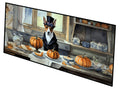 Basenji Fall Kitchen Pumpkins Runner Mat 28x58 Front Door Mat Indoor Outdoor Rugs for Entryway Hallway Foyer Non Slip Washable Wide Doormat