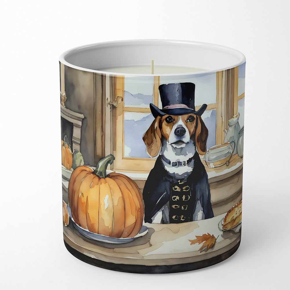 Beagle Fall Kitchen Pumpkins Decorative Soy Candle Nature Soy Wax Essential Oil Home Decor Ideal for Bedroom Kitchen Bath Office Gift, 10 oz