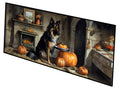 Belgian Tervuren Fall Kitchen Pumpkins Runner Mat 28x58 Front Door Mat Indoor Outdoor Rugs for Entryway Hallway Foyer Non Slip Washable Wide Doormat