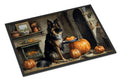 Belgian Tervuren Fall Kitchen Pumpkins Doormat Indoor Outdoor 18H X 27W Front Door Mat Rugs for Entryway, Non Slip Washable