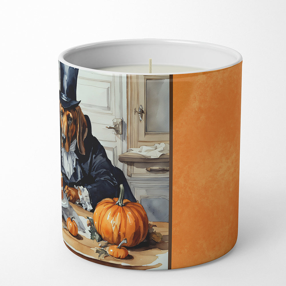 Bloodhound Fall Kitchen Pumpkins Decorative Soy Candle Nature Soy Wax Essential Oil Home Decor Ideal for Bedroom Kitchen Bath Office Gift, 10 oz