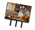 Boxer Fall Kitchen Pumpkins Leash or Key Holder Wall Hooks, Coat Rack Wall Mount, for Hanging Keys, Towels, Aprons, Leashes