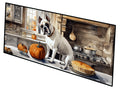Boxer Fall Kitchen Pumpkins Runner Mat 28x58 Front Door Mat Indoor Outdoor Rugs for Entryway Hallway Foyer Non Slip Washable Wide Doormat