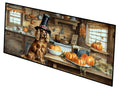 Cocker Spaniel Fall Kitchen Pumpkins Runner Mat 28x58 Front Door Mat Indoor Outdoor Rugs for Entryway Hallway Foyer Non Slip Washable Wide Doormat