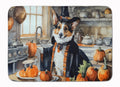 Corgi Fall Kitchen Pumpkins Memory Foam Kitchen Mat Machine Washable Anti-Fatigue Cushion Comfort Bath or Kitchen Rug