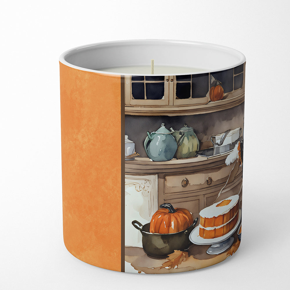 Coton De Tulear Fall Kitchen Pumpkins Decorative Soy Candle Nature Soy Wax Essential Oil Home Decor Ideal for Bedroom Kitchen Bath Office Gift, 10 oz