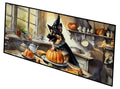 German Shepherd Fall Kitchen Pumpkins Runner Mat 28x58 Front Door Mat Indoor Outdoor Rugs for Entryway Hallway Foyer Non Slip Washable Wide Doormat