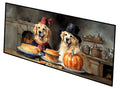 Golden Retriever Fall Kitchen Pumpkins Runner Mat 28x58 Front Door Mat Indoor Outdoor Rugs for Entryway Hallway Foyer Non Slip Washable Wide Doormat