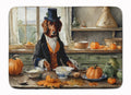 Irish Setter Fall Kitchen Pumpkins Memory Foam Kitchen Mat Machine Washable Anti-Fatigue Cushion Comfort Bath or Kitchen Rug