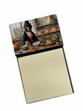 Irish Setter Fall Kitchen Pumpkins Watercolor Sticky Note Holder Refillable Dispenser Desk Accessory 3x3 Pad Gift