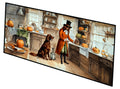 Irish Setter Fall Kitchen Pumpkins Runner Mat 28x58 Front Door Mat Indoor Outdoor Rugs for Entryway Hallway Foyer Non Slip Washable Wide Doormat