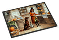 Irish Setter Fall Kitchen Pumpkins Doormat Indoor Outdoor 24H X 36W Front Door Mat Rugs for Entryway, Non Slip Washable Low Pile,