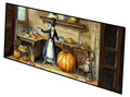 Italian Greyhound Fall Kitchen Pumpkins Runner Mat 28x58 Front Door Mat Indoor Outdoor Rugs for Entryway Hallway Foyer Non Slip Washable Wide Doormat