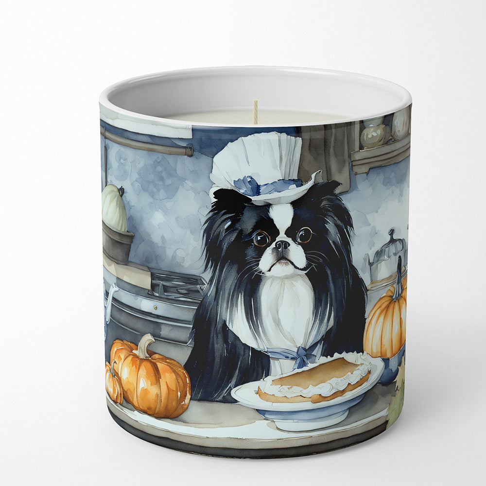 Japanese Chin Fall Kitchen Pumpkins Decorative Soy Candle Nature Soy Wax Essential Oil Home Decor Ideal for Bedroom Kitchen Bath Office Gift, 10 oz