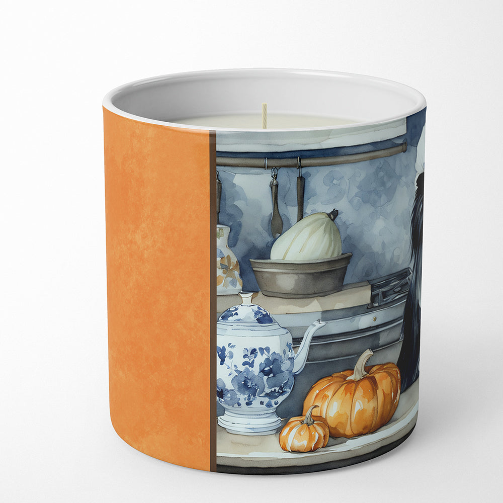 Japanese Chin Fall Kitchen Pumpkins Decorative Soy Candle Nature Soy Wax Essential Oil Home Decor Ideal for Bedroom Kitchen Bath Office Gift, 10 oz