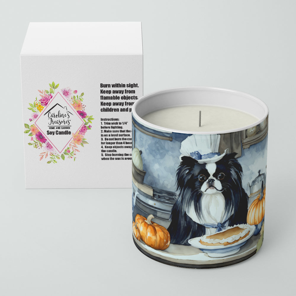 Japanese Chin Fall Kitchen Pumpkins Decorative Soy Candle Nature Soy Wax Essential Oil Home Decor Ideal for Bedroom Kitchen Bath Office Gift, 10 oz