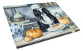 Japanese Chin Fall Kitchen Pumpkins Cutting Board Tempered Glass Kitchen Cutting Surface, Heat Resistant Chopping, Non-Slip Feet, Food Prep & Serving