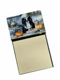 Japanese Chin Fall Kitchen Pumpkins Watercolor Sticky Note Holder Refillable Dispenser Desk Accessory 3x3 Pad Gift