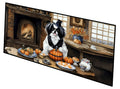Japanese Chin Fall Kitchen Pumpkins Runner Mat 28x58 Front Door Mat Indoor Outdoor Rugs for Entryway Hallway Foyer Non Slip Washable Wide Doormat