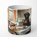 Black Lab Fall Kitchen Pumpkins Decorative Soy Candle Nature Soy Wax Essential Oil Home Decor Ideal for Bedroom Kitchen Bath Office Gift, 10 oz