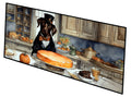 Chocolate Lab Fall Kitchen Pumpkins Runner Mat 28x58 Front Door Mat Indoor Outdoor Rugs for Entryway Hallway Foyer Non Slip Washable Wide Doormat