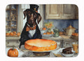 Chocolate Lab Fall Kitchen Pumpkins Memory Foam Kitchen Mat Machine Washable Anti-Fatigue Cushion Comfort Bath or Kitchen Rug
