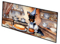 Miniature Pinscher Fall Kitchen Pumpkins Runner Mat 28x58 Front Door Mat Indoor Outdoor Rugs for Entryway Hallway Foyer Non Slip Washable Wide Doormat