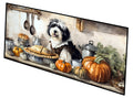 Old English Sheepdog Fall Kitchen Pumpkins Runner Mat 28x58 Front Door Mat Indoor Outdoor Rugs for Entryway Hallway Foyer Non Slip Washable Wide Doormat