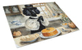 Poodle Fall Kitchen Pumpkins Cutting Board Tempered Glass Kitchen Cutting Surface, Heat Resistant Chopping, Non-Slip Feet, Food Prep & Serving