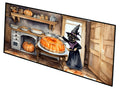 Pug Fall Kitchen Pumpkins Runner Mat 28x58 Front Door Mat Indoor Outdoor Rugs for Entryway Hallway Foyer Non Slip Washable Wide Doormat
