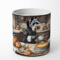 Schnauzer Fall Kitchen Pumpkins Decorative Soy Candle Nature Soy Wax Essential Oil Home Decor Ideal for Bedroom Kitchen Bath Office Gift, 10 oz