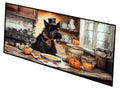 Scottish Terrier Fall Kitchen Pumpkins Runner Mat 28x58 Front Door Mat Indoor Outdoor Rugs for Entryway Hallway Foyer Non Slip Washable Wide Doormat