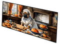 Shar Pei Fall Kitchen Pumpkins Runner Mat 28x58 Front Door Mat Indoor Outdoor Rugs for Entryway Hallway Foyer Non Slip Washable Wide Doormat