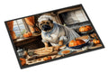 Shar Pei Fall Kitchen Pumpkins Doormat Indoor Outdoor 24H X 36W Front Door Mat Rugs for Entryway, Non Slip Washable Low Pile,