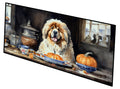 Tibetan Mastiff Fall Kitchen Pumpkins Runner Mat 28x58 Front Door Mat Indoor Outdoor Rugs for Entryway Hallway Foyer Non Slip Washable Wide Doormat