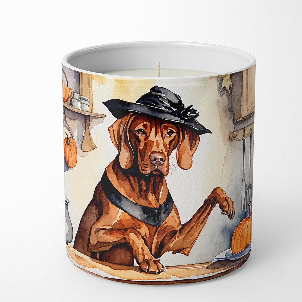 Vizsla Fall Kitchen Pumpkins Decorative Soy Candle Nature Soy Wax Essential Oil Home Decor Ideal for Bedroom Kitchen Bath Office Gift, 10 oz